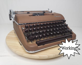 Amazing Red Remington Starfire Working Typewriter & Case