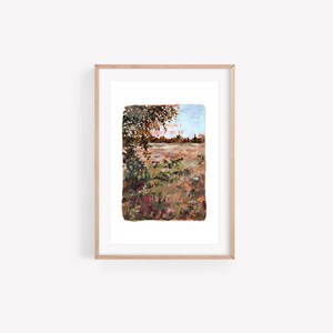 Mi concedo il permesso di essere: audace / gentile / stampa di bambù fine-art / pittura impressionistica con affermazione