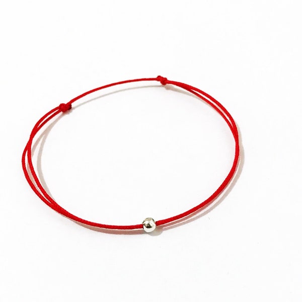 RED STRING BRACELET - Red Protection Bracelet - Good luck Red String Bracelet - Strength Red Cord Kabbalah Bracelet - Red String Of Fate