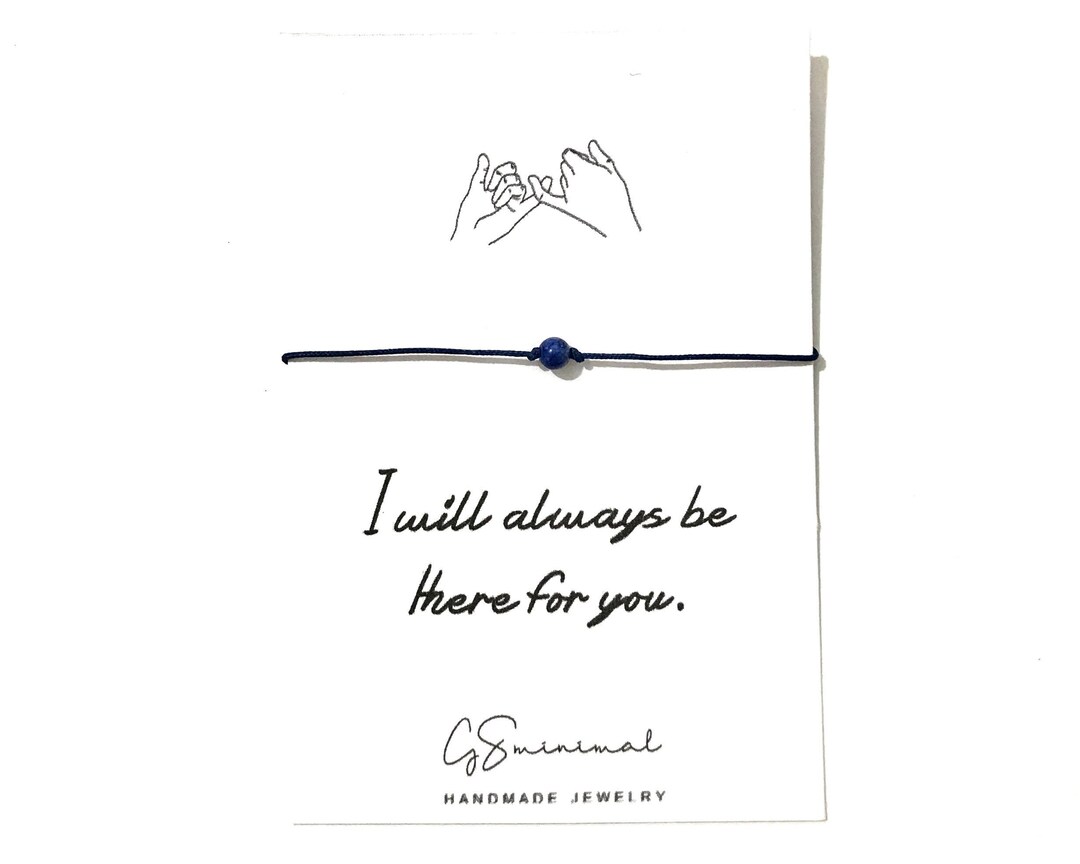 Friendship Bracelet, Pinky Promise Wish Bracelet, Promise Bracelet