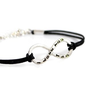 Sterling Silver Infinity Bracelet, Infinity Name Bracelet, Personalized Infinity Bracelet with names, Custom Name Bracelet, Mother's Jewelry
