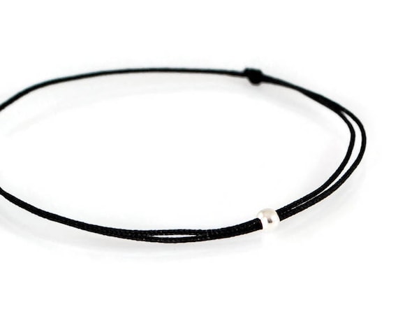 simple black bracelet