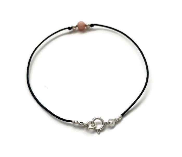 Joy Gem 3mm Bracelet - Pink Opal