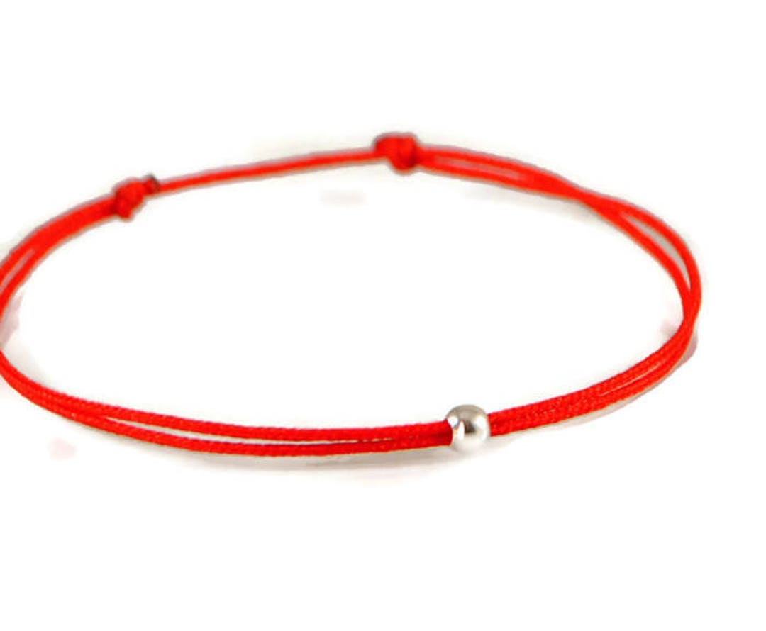 Lot De 4 Bracelets Rouges Porte-bonheur Kabbale - Réglable 18-24 Cm, Anti Mauvais œil, Protection Symbolique Pour Femme, Homme, Enfant