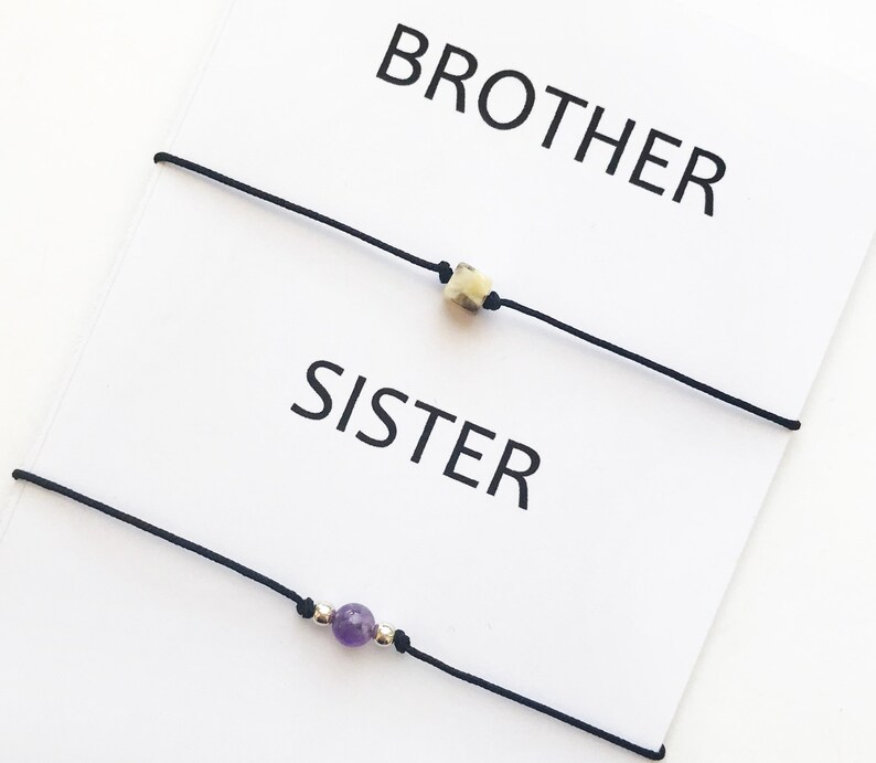 Brother Sister Bracelets Family Bracelets Set Matching Etsy