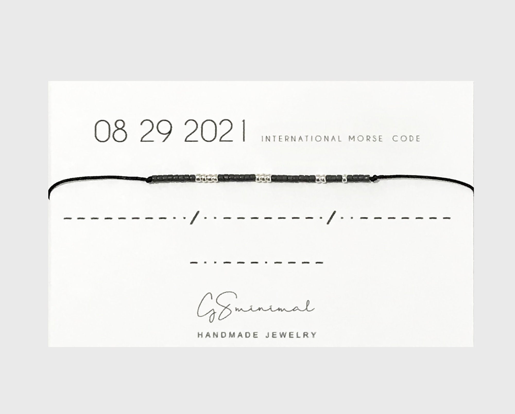 His/hers Morse Code Bracelet UK