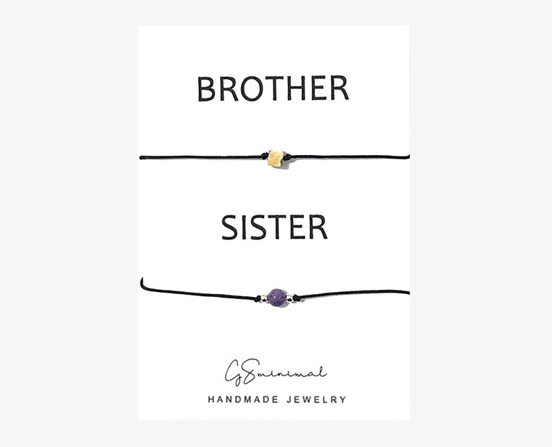 Brother Sister Bracelets Family Bracelets Set Matching Etsy
