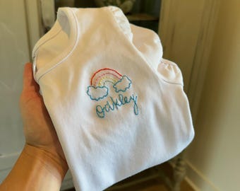 Hand stitched t-shirt