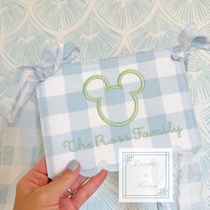 Etiqueta para cochecito personalizada con ratón mágico / Etiqueta para bolso personalizada / Marcador de cochecito personalizado