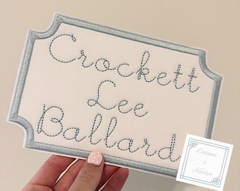 CUSTOM name plaque - birth announcement- name announcement - gender reveal - pregnancy reveal