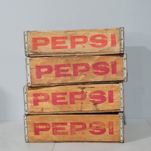 One Original Vintage Pepsi crate.