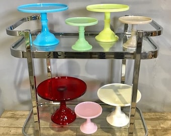 Glazen taartvorm Mosser, diameter 12 inch