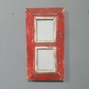 Double Rustic Wooden Frame