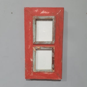 Double Rustic Wooden Frame