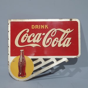 Vintage Flange Coca Cola Sign