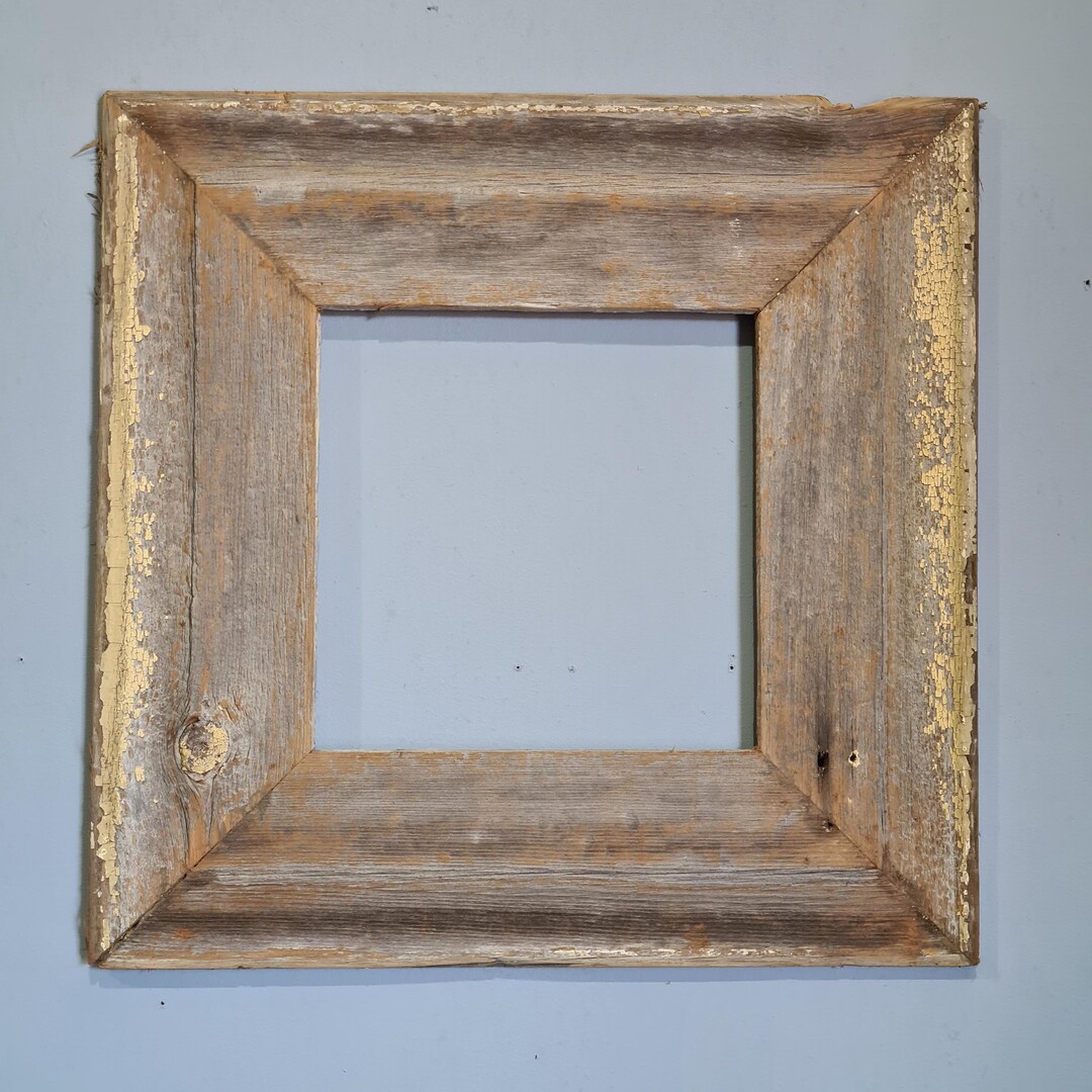 Square Rustic Amish Wooden Frame - Etsy