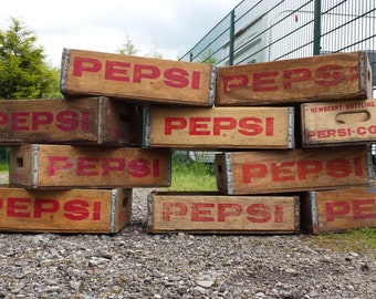 Wholesale lot of 10 Pepsi Crates