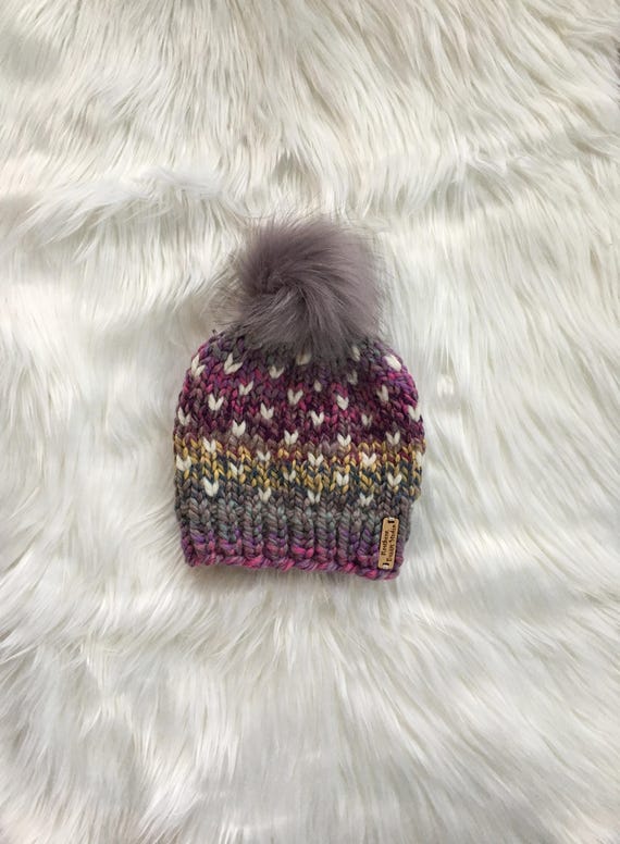cream winter hat