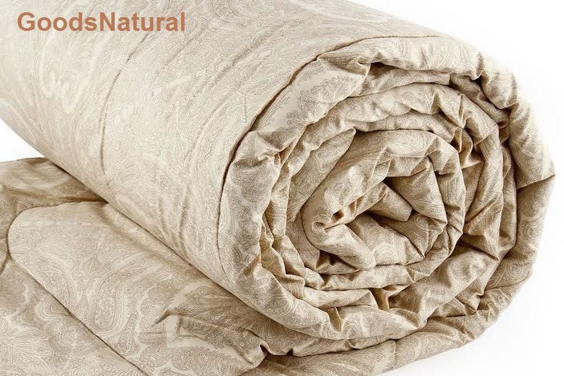 Comforter/Wool Comforter/Camel/Camel Wool/Bedding/Weighted Etsy
