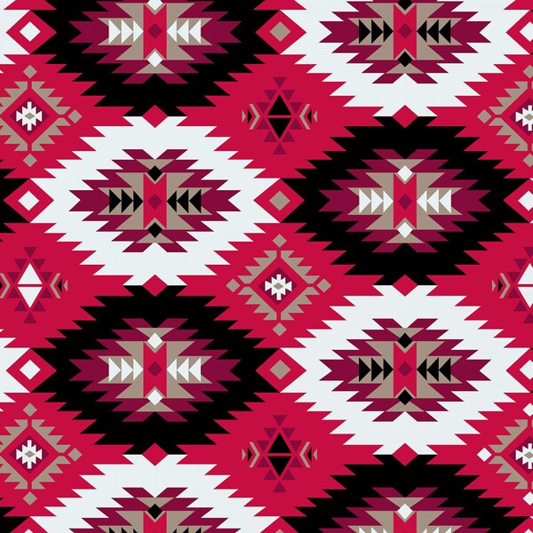 Thunder Cloud Fabric-Thunder Spirit-Windham-Whistler Studio-Native American Fabric-Southwestern Fabric-Indian Blanket Fabric-Tribal Fabric