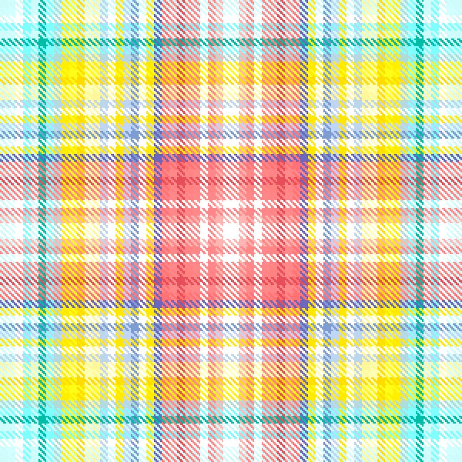 Spring Plaid FabricFeed the Bees3 WishesBright Plaid Quilt Etsy