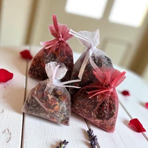 Lavender Rose Drawer Sachets or Rose Drawer Sachets