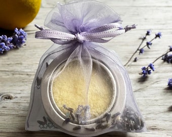 Lavender Lemonade Favor Tins, Refreshing Drink Mix