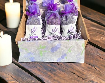 Lavender Gift Set, 6 Lavender Sachets