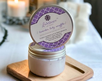 Lavender Lotion, a Lavender Body Butter, Whipped Lavender Body Butter Cream