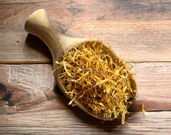 Calendula flower petals, dried calendula