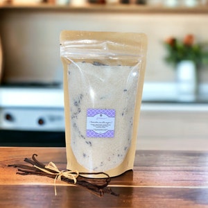 Lavender Vanilla Sugar, flavored sugar for coffee, desserts, teas image 1