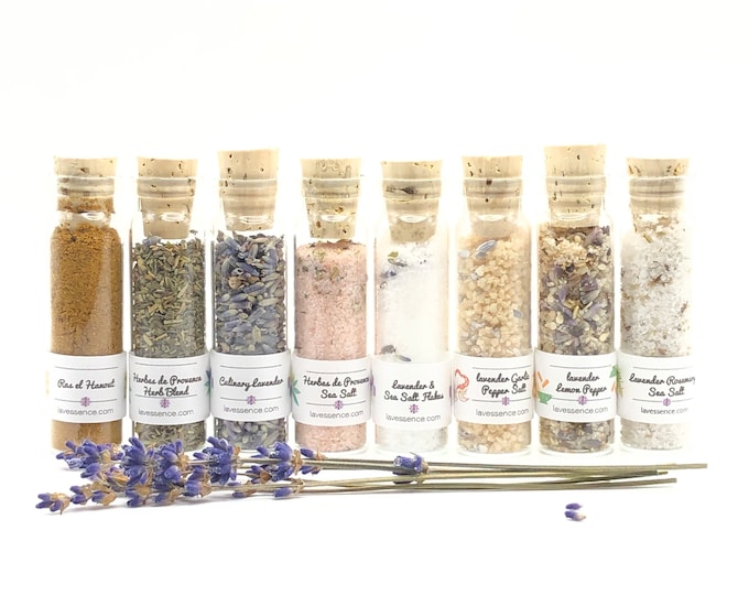 Lavender Salt Sampler, Herb & Spice Cooking Gift Set