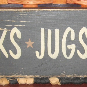 Primitive Crocks~ Jugs~Jars Sign