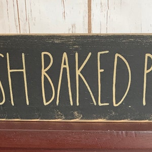 Primitive Country Fresh Baked Pies 12" kitchen sign