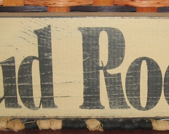 Primitive Mud Room sign