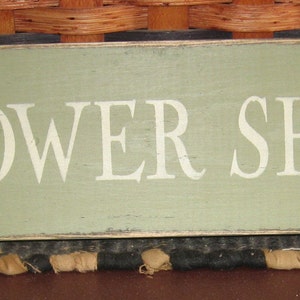 Primitive Country Flower Shop 12&quot; sign