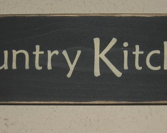 Primitive Country Kitchen  12&quot; sign
