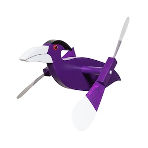 Handcrafted Raven Whirly Bird
