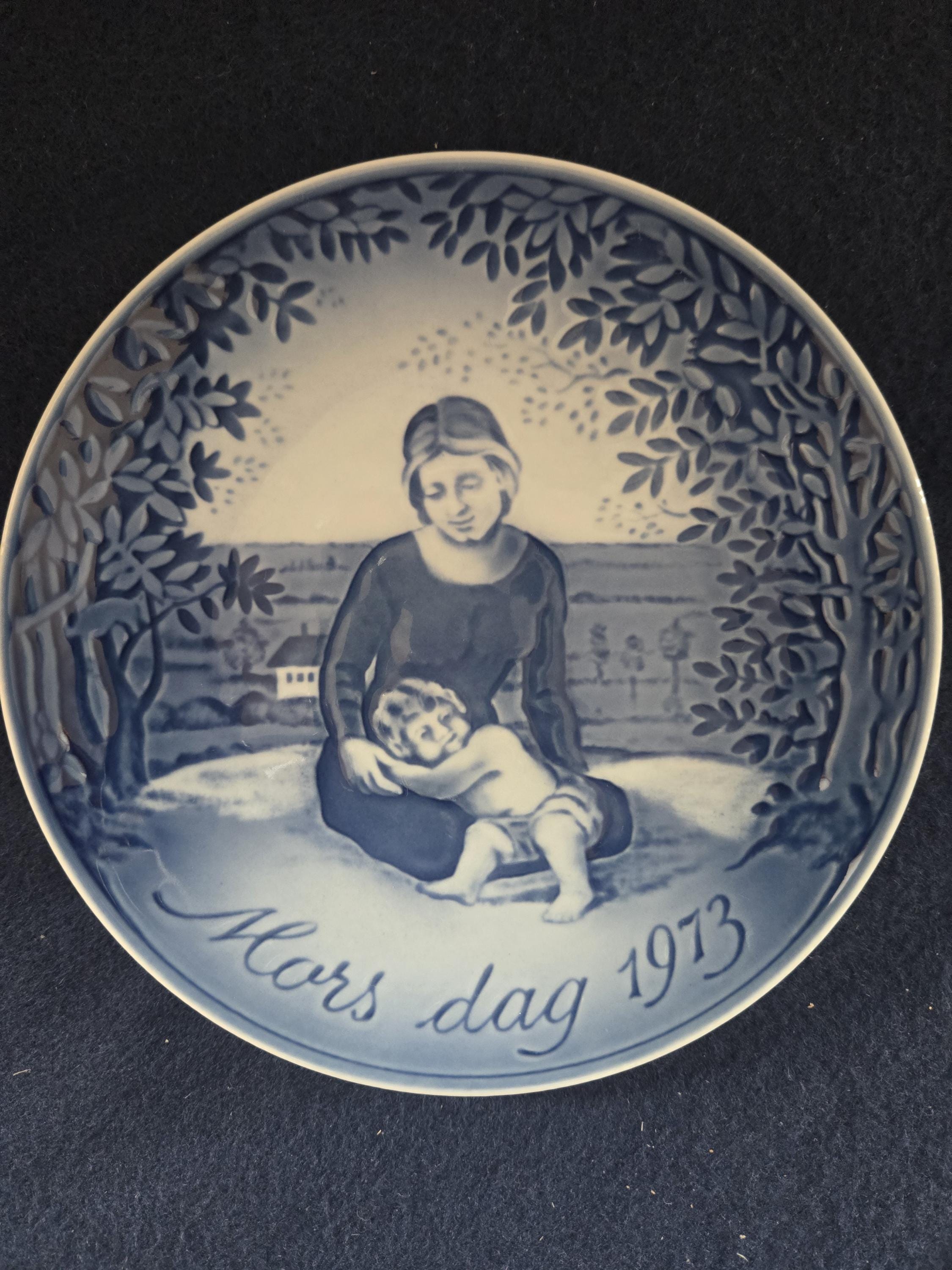 Mors Dag Plate 1973 - Etsy Canada