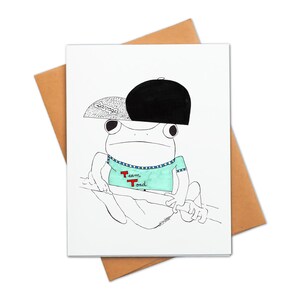 Team Toad Notecard – Tomt gratulationskort för vän, födelsedag