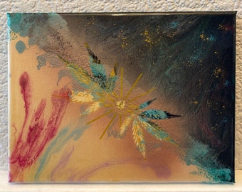 Sun Healing / Acrylic Fluid paint