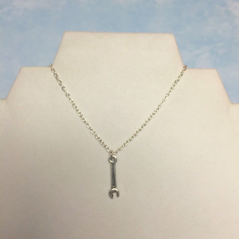 Wrench Earrings-WITH or WITHOUT BOWS-Socket Wrench earrings-socket wrench jewelry-wrench charm-tool charm-mechanics jewelry-wrench-Ms Fixit