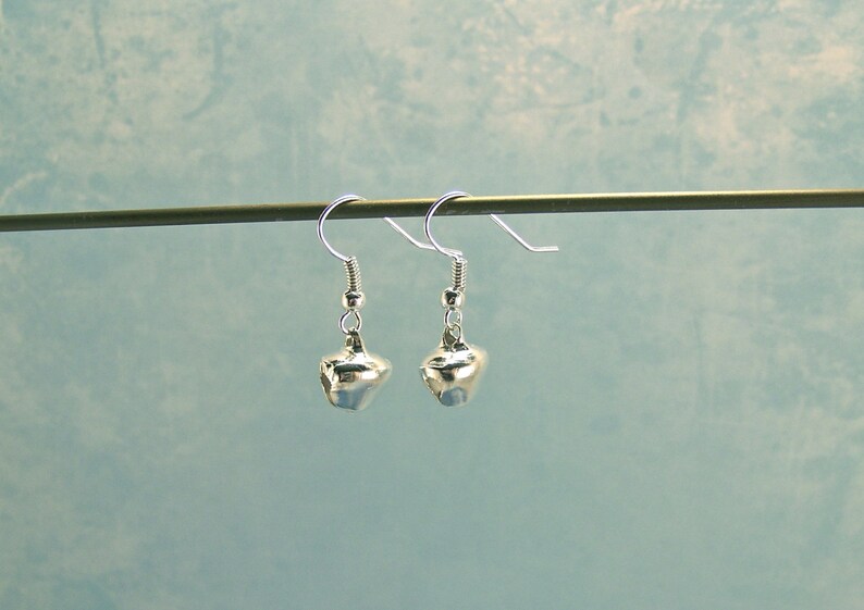 Cat Bell Earringscat Bell Jewelrybell Earringsjingle Bell Etsy