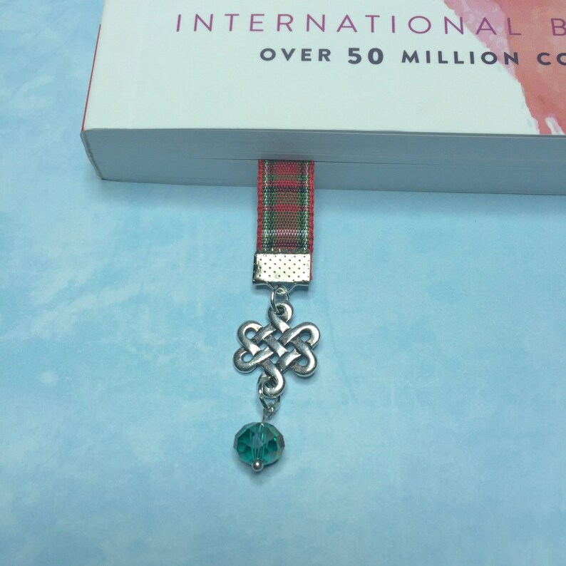 outlander sassenach bookmarkthistle bookmark celtic knot etsy