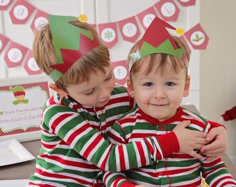 elf hat printable elf printable christmas printable etsy