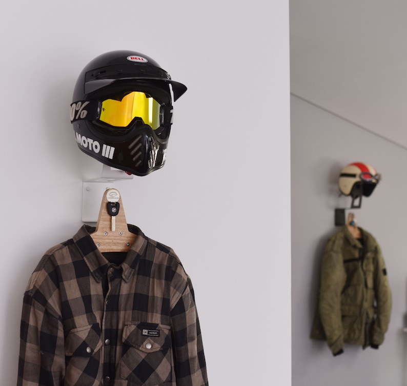 Helmet Stand Holder Hanger Motorcycle Gear Rack Hanger Etsy