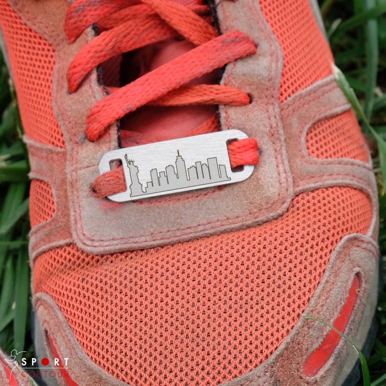 New York Marathons Cities Runners Shoe Tag Marathon Shoe Etsy