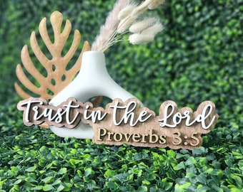 Custom Bible Verse Wooden Sign: Layered Scripture, Church Logo