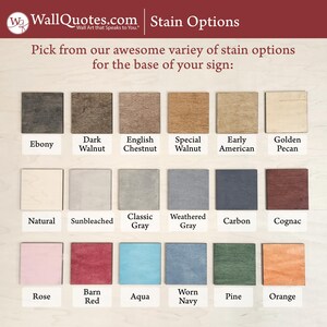 Custom Script Wood Words: Painted or Stained Maple Veneer image 4