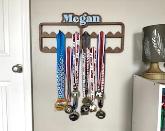 Running and Sports Medal Hanger - 3D Personalized Medal Ribbon Display Holder